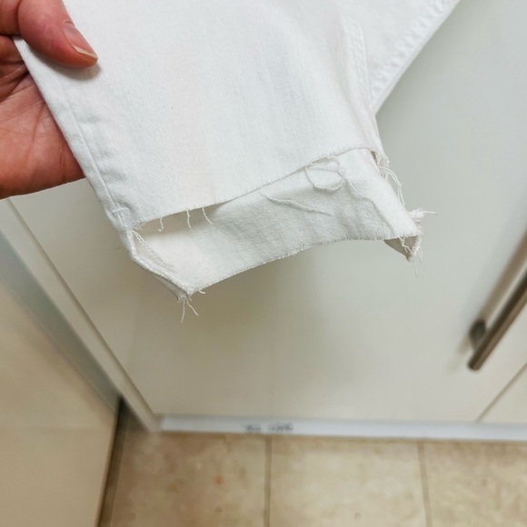 NWT rag & bone Jeans White Prospctr Dre Capri Distressed Size 26, 28, 29 or 30 - Picture 13 of 16